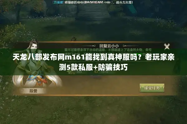 天龙八部发布网m161能找到真神服吗？老玩家亲测5款私服+防骗技巧
