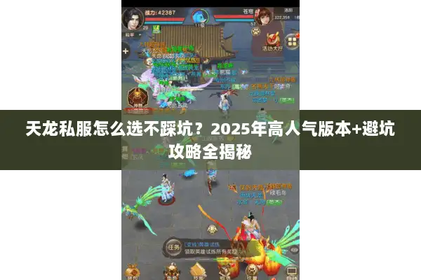 天龙私服怎么选不踩坑？2025年高人气版本+避坑攻略全揭秘