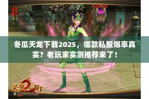 冬瓜天龙下载2025，哪款私服爆率真实？老玩家实测推荐来了！