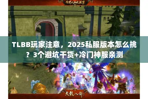 TLBB玩家注意，2025私服版本怎么挑？3个避坑干货+冷门神服亲测