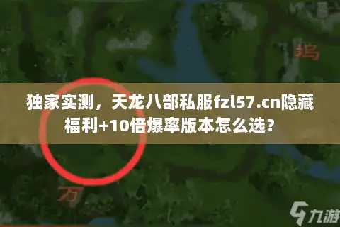 独家实测，天龙八部私服fzl57.cn隐藏福利+10倍爆率版本怎么选？