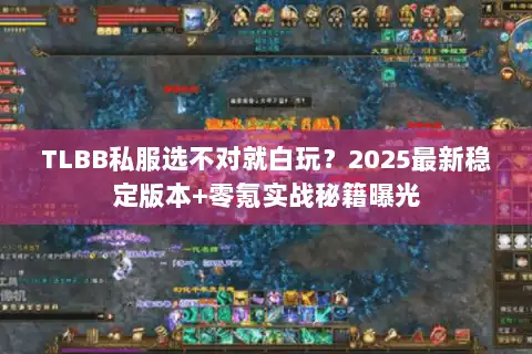 TLBB私服选不对就白玩？2025最新稳定版本+零氪实战秘籍曝光