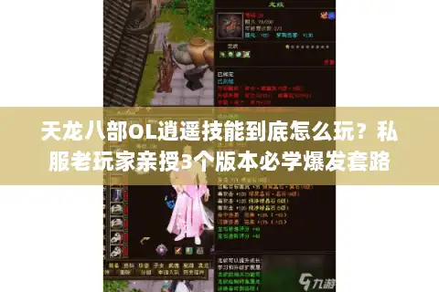 天龙八部OL逍遥技能到底怎么玩？私服老玩家亲授3个版本必学爆发套路