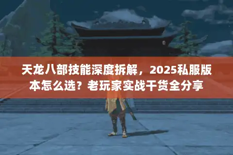 天龙八部技能深度拆解,2025私服版本怎么选?老玩家实战干货全分享 天龙八部技能深度拆解,2025私服版本怎么选?老玩家实战干货全分享
