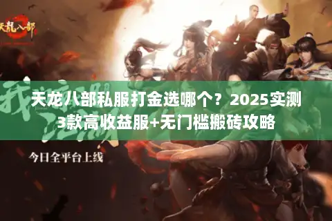 天龙八部私服打金选哪个？2025实测3款高收益服+无门槛搬砖攻略