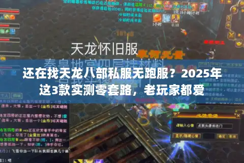 还在找天龙八部私服无跑服？2025年这3款实测零套路，老玩家都爱