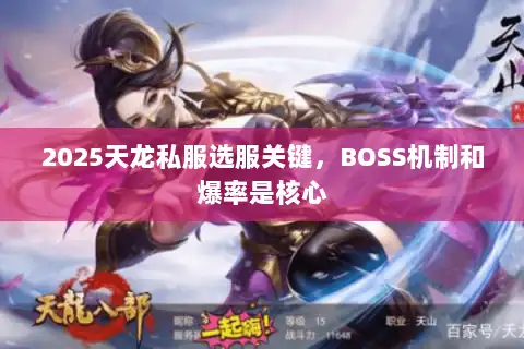 2025天龙私服选服关键，BOSS机制和爆率是核心