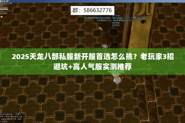 2025天龙八部私服新开服首选怎么挑？老玩家3招避坑+高人气服实测推荐