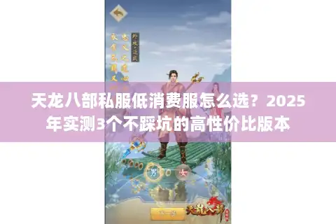 天龙八部私服低消费服怎么选？2025年实测3个不踩坑的高性价比版本