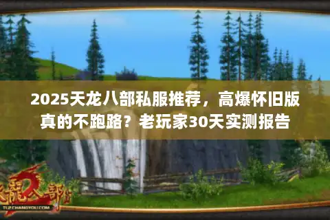 2025天龙八部私服推荐，高爆怀旧版真的不跑路？老玩家30天实测报告