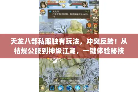 天龙八部私服独有玩法，冲突反转！从枯燥公服到神级江湖，一键体验秘技