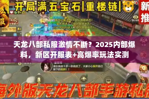 天龙八部私服激情不断？2025内部爆料，新区开服表+高爆率玩法实测