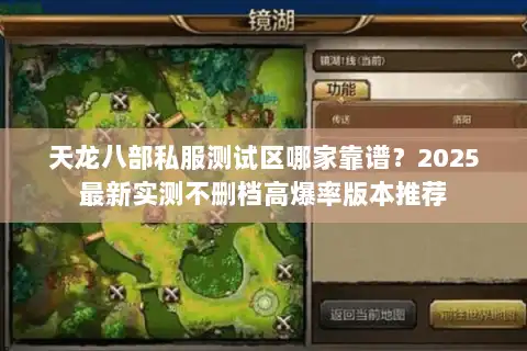 天龙八部私服测试区哪家靠谱？2025最新实测不删档高爆率版本推荐