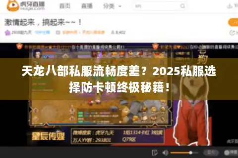 天龙八部私服流畅度差？2025私服选择防卡顿终极秘籍！