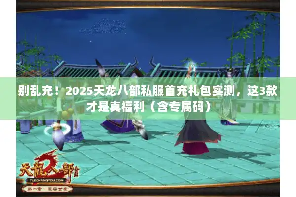 别乱充！2025天龙八部私服首充礼包实测，这3款才是真福利（含专属码）