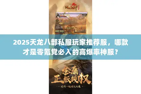 2025天龙八部私服玩家推荐服,哪款才是零氪党必入的高爆率神服? 2025天龙八部私服玩家推荐服,哪款才是零氪党必入的高爆率神服?