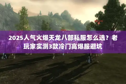 2025人气火爆天龙八部私服怎么选？老玩家实测3款冷门高爆服避坑