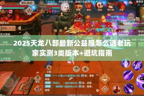 2025天龙八部最新公益服怎么选老玩家实测3类版本+避坑指南