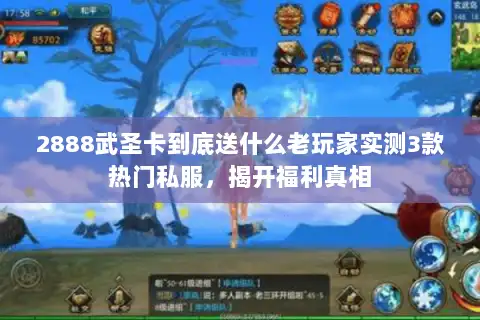 2888武圣卡到底送什么老玩家实测3款热门私服，揭开福利真相
