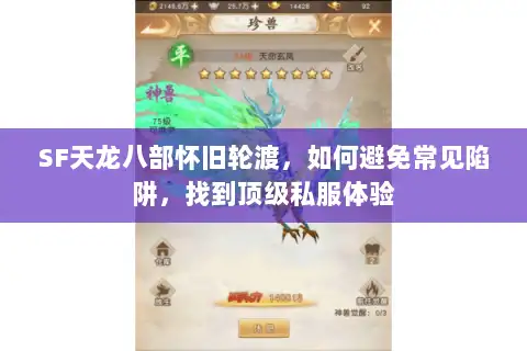 SF天龙八部怀旧轮渡，如何避免常见陷阱，找到顶级私服体验