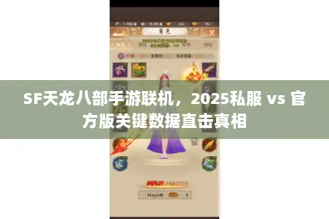 SF天龙八部手游联机，2025私服 vs 官方版关键数据直击真相