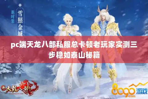 pc端天龙八部私服总卡顿老玩家实测三步稳如泰山秘籍 pc端天龙八部私服总卡顿老玩家实测三步稳如泰山秘籍