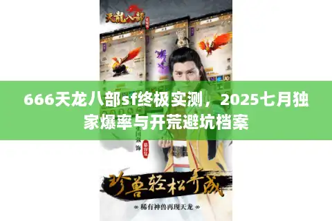 666天龙八部sf终极实测，2025七月独家爆率与开荒避坑档案