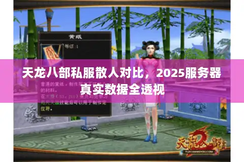 天龙八部私服散人对比,2025服务器真实数据全透视 天龙八部私服散人对比,2025服务器真实数据全透视