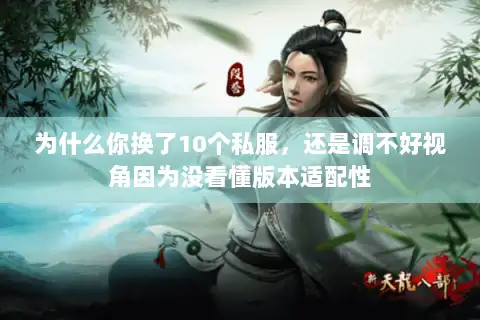为什么你换了10个私服,还是调不好视角因为没看懂版本适配性 为什么你换了10个私服,还是调不好视角因为没看懂版本适配性