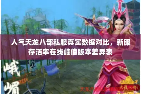 人气天龙八部私服真实数据对比，新服存活率在线峰值版本差异表