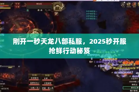 刚开一秒天龙八部私服，2025秒开服抢鲜行动秘笈