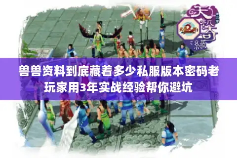 兽兽资料到底藏着多少私服版本密码老玩家用3年实战经验帮你避坑