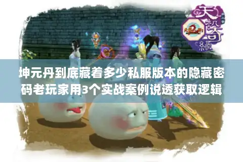 坤元丹到底藏着多少私服版本的隐藏密码老玩家用3个实战案例说透获取逻辑