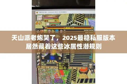 天山派老炮哭了，2025最稳私服版本居然藏着这些冰属性潜规则