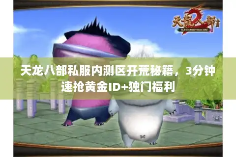 天龙八部私服内测区开荒秘籍，3分钟速抢黄金ID+独门福利