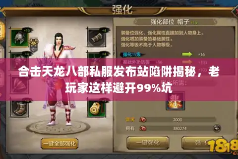 合击天龙八部私服发布站陷阱揭秘，老玩家这样避开99%坑
