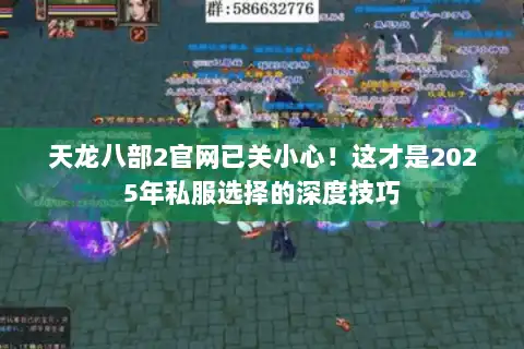 天龙八部2官网已关小心！这才是2025年私服选择的深度技巧