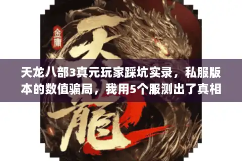 天龙八部3真元玩家踩坑实录，私服版本的数值骗局，我用5个服测出了真相
