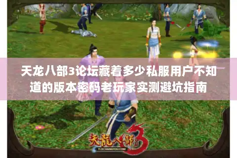 天龙八部3论坛藏着多少私服用户不知道的版本密码老玩家实测避坑指南