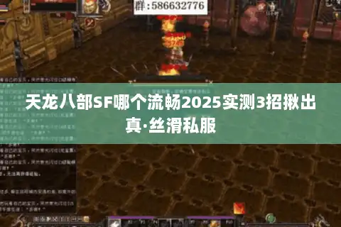 天龙八部SF哪个流畅2025实测3招揪出真·丝滑私服