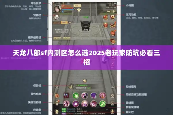 天龙八部sf内测区怎么选2025老玩家防坑必看三招