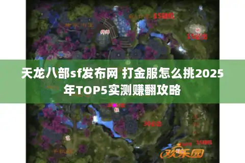 天龙八部sf发布网 打金服怎么挑2025年TOP5实测赚翻攻略 天龙八部sf发布网 打金服怎么挑2025年TOP5实测赚翻攻略