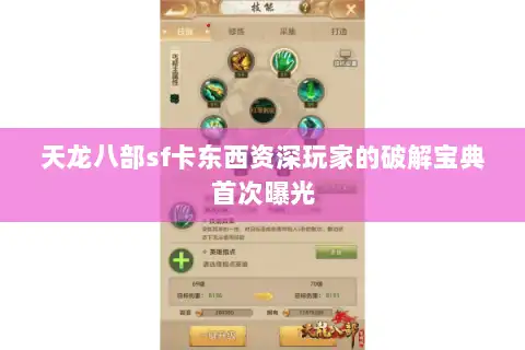 天龙八部sf卡东西资深玩家的破解宝典首次曝光