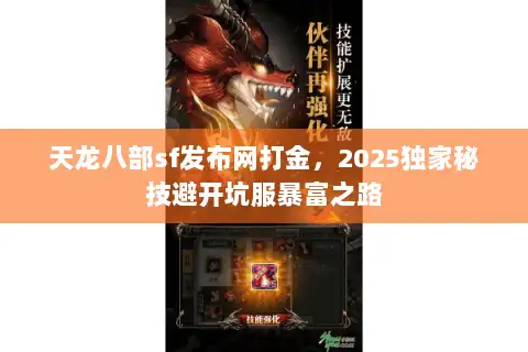 天龙八部sf发布网打金，2025独家秘技避开坑服暴富之路