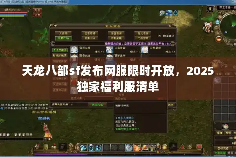 天龙八部sf发布网服限时开放，2025独家福利服清单