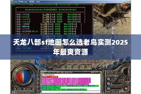 天龙八部sf地图怎么选老鸟实测2025年最爽资源