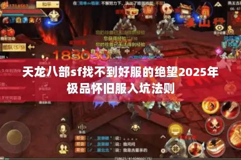 天龙八部sf找不到好服的绝望2025年极品怀旧服入坑法则