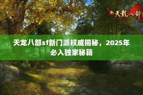 天龙八部sf新门派权威揭秘，2025年必入独家秘籍