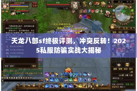天龙八部sf终极评测，冲突反转！2025私服防骗实战大揭秘