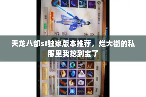 天龙八部sf独家版本推荐，烂大街的私服里我挖到宝了